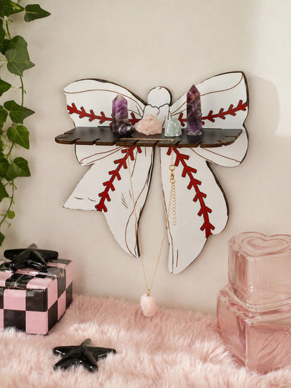 baseball bow wall shelf - photo 9