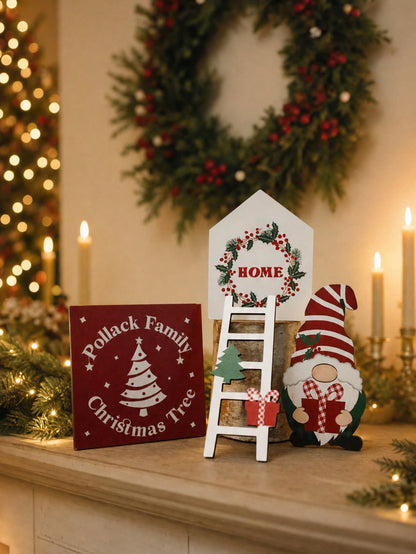 Christmas tiered tray signs - photo 8