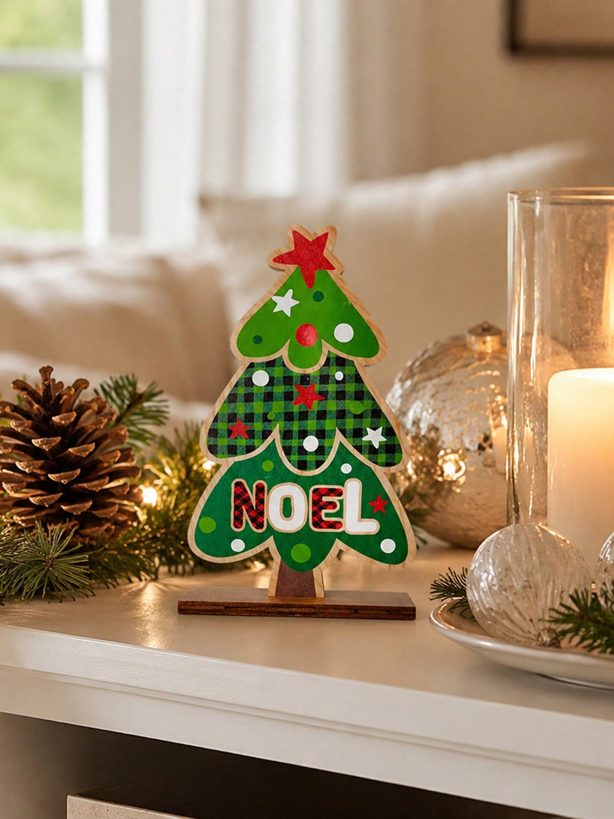 gnome Christmas tree tabletop sign - photo 8