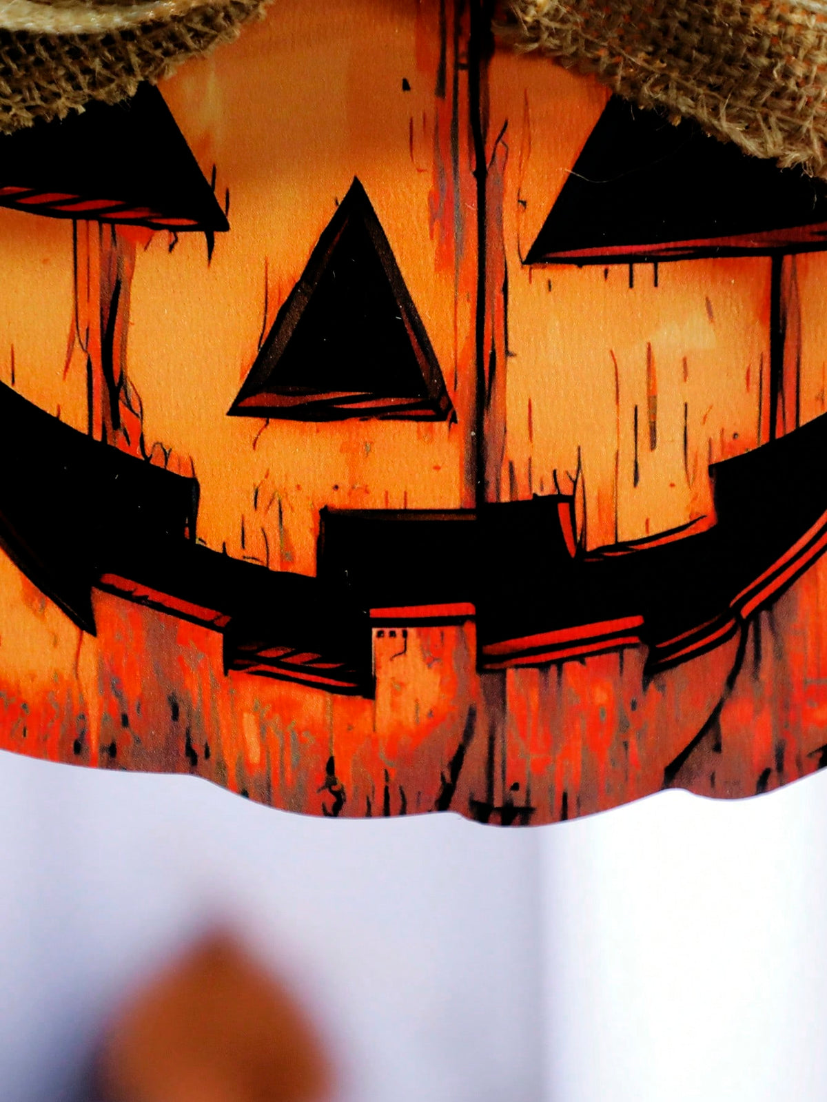jack-o-lantern hanging sign - photo 8