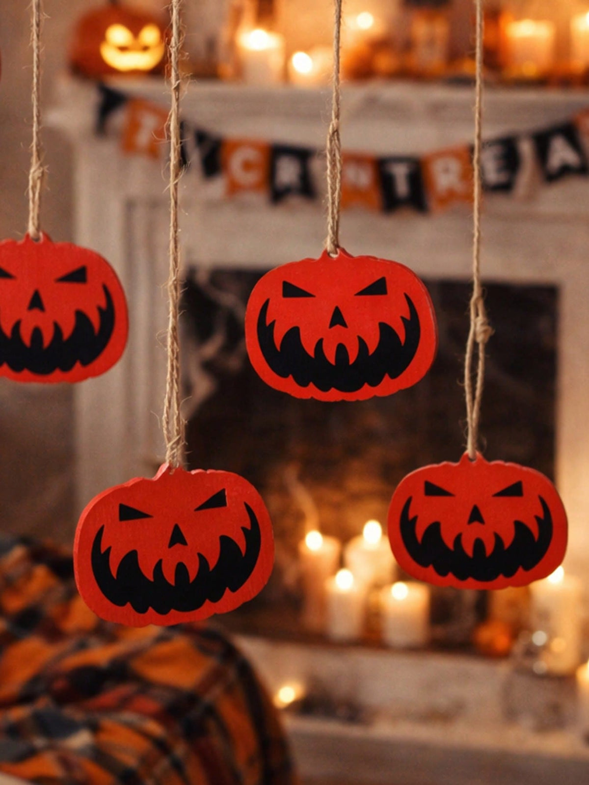jack-o-lantern hanging ornaments - photo 8