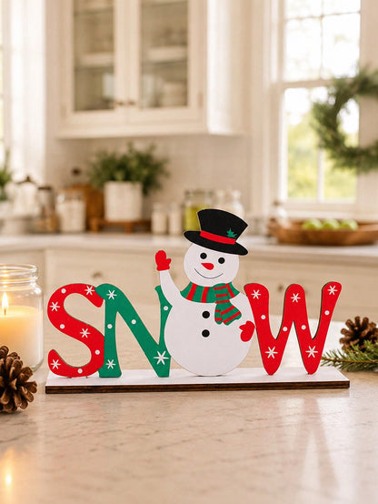 Christmas letter tabletop sign - photo 8