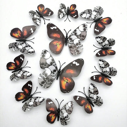 skull butterfly wall stickers - photo 7