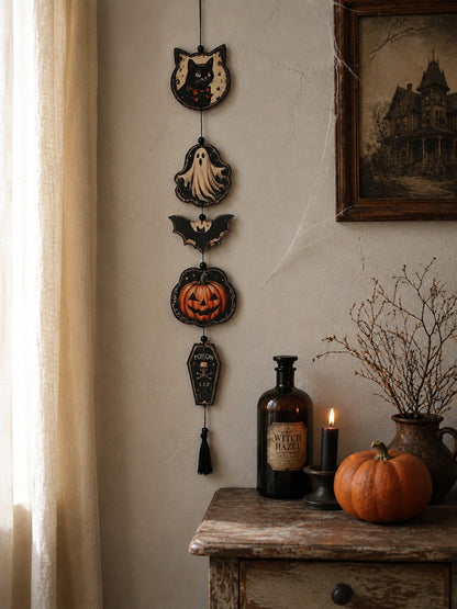 black cat ghost coffin hanging decor - photo 8
