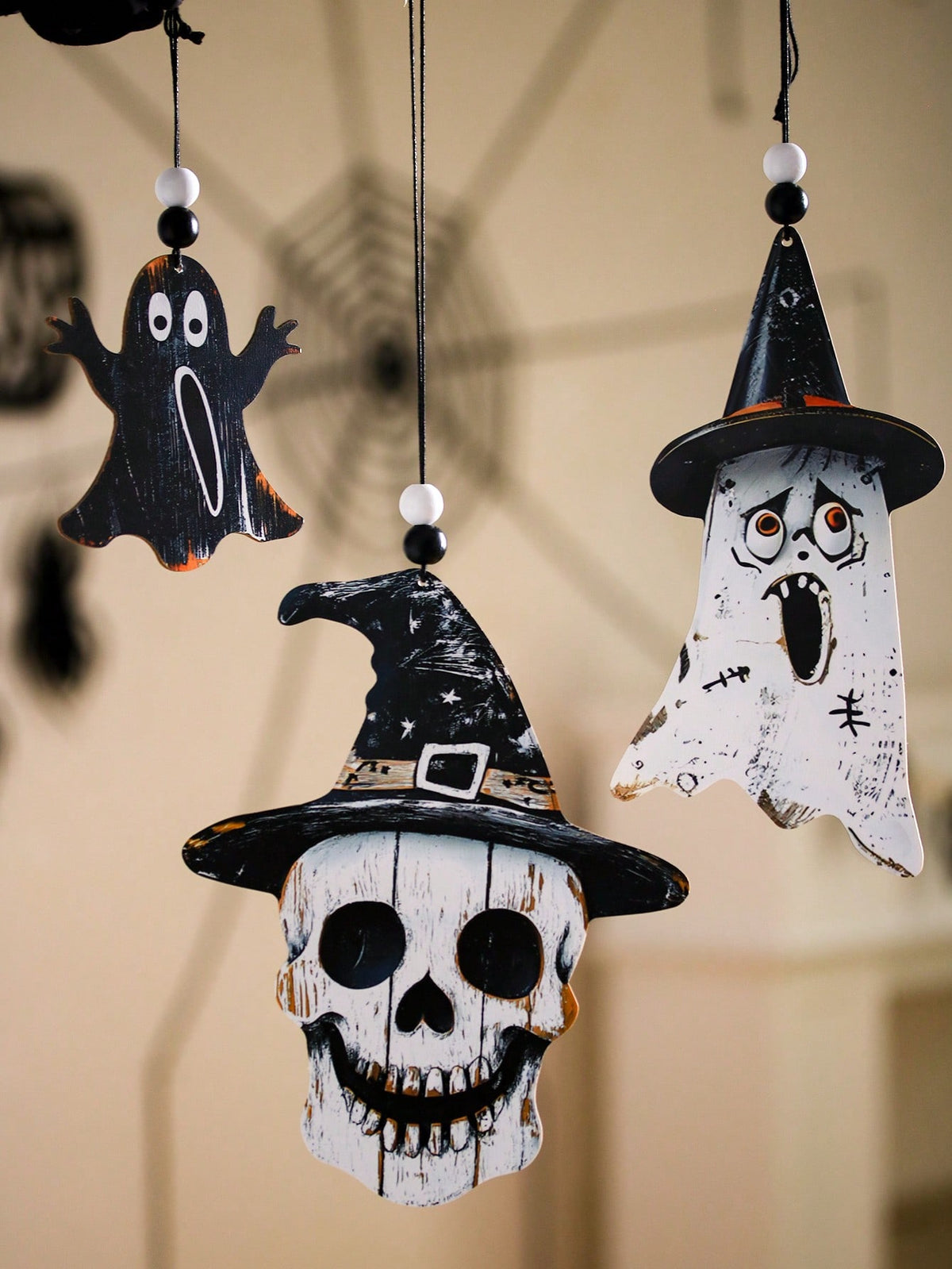 ghost skull hanging ornaments - photo 8