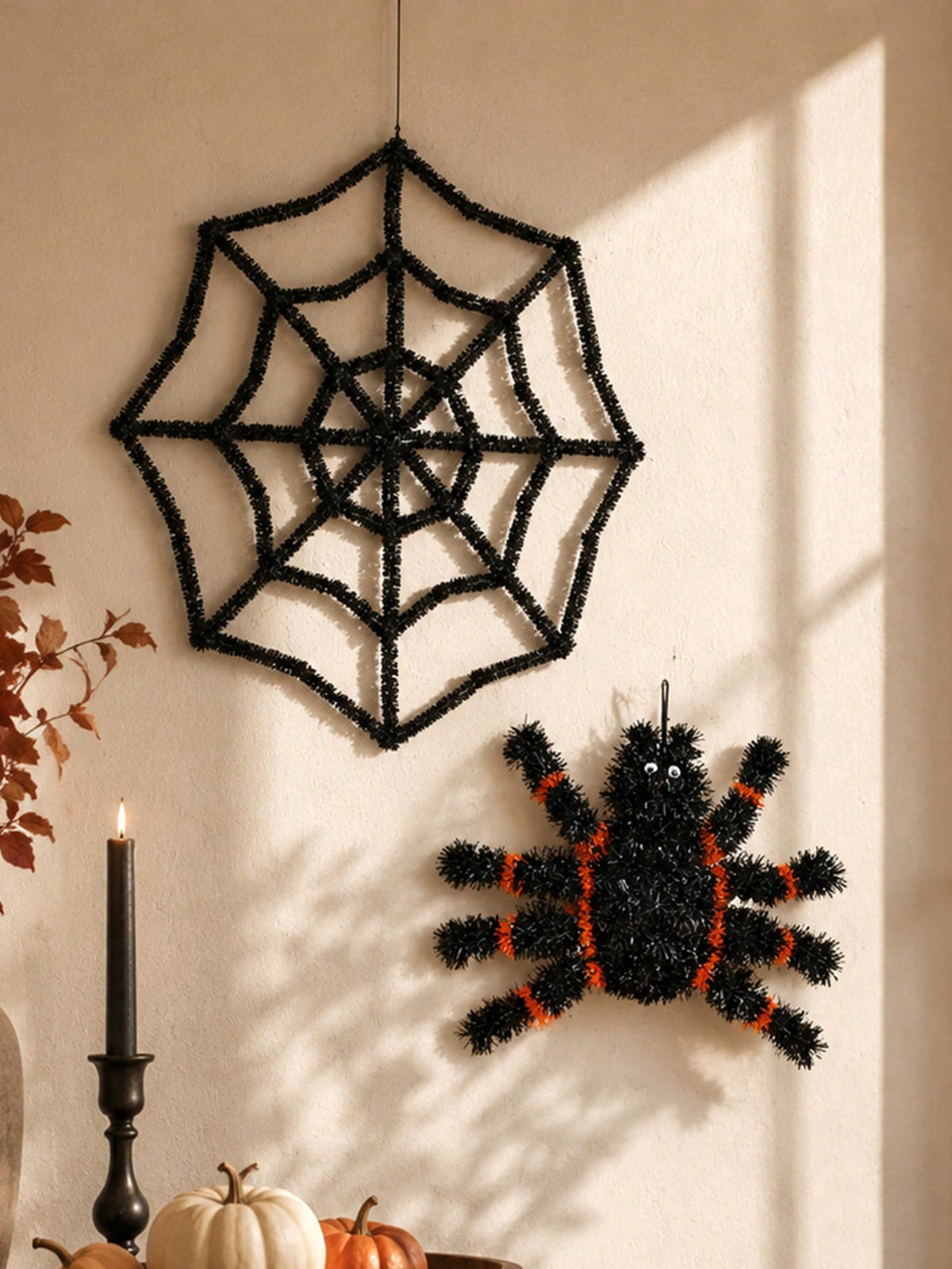 tinsel spider hanging decoration - photo 9