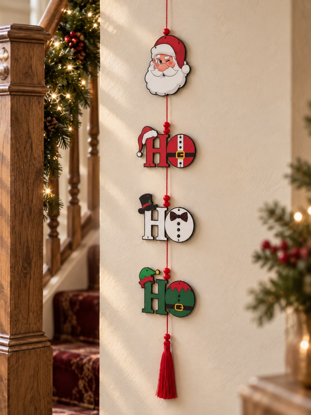 Santa ho ho ho hanging decor - photo 8