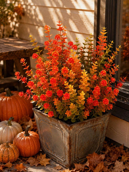 fall artificial flower bush - photo 8