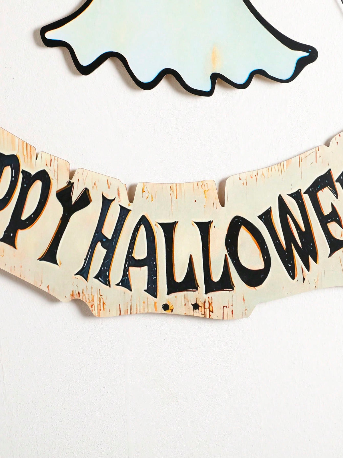 ghost Happy Halloween door sign - photo 7