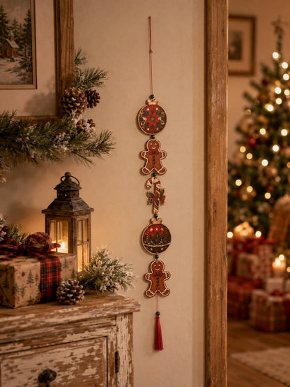 gingerbread candy cane hanging decor - photo 9