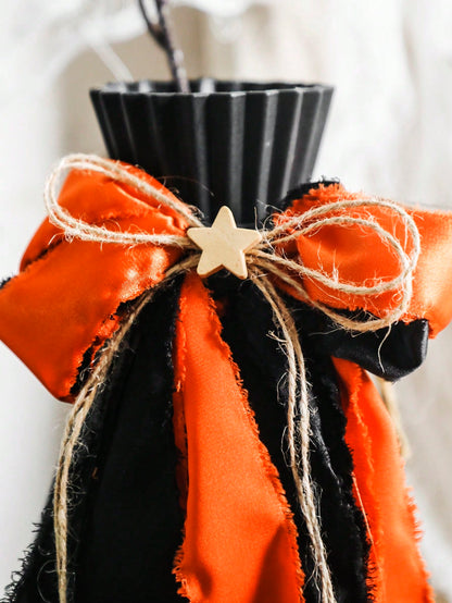 Halloween vase bow ribbon - photo 8
