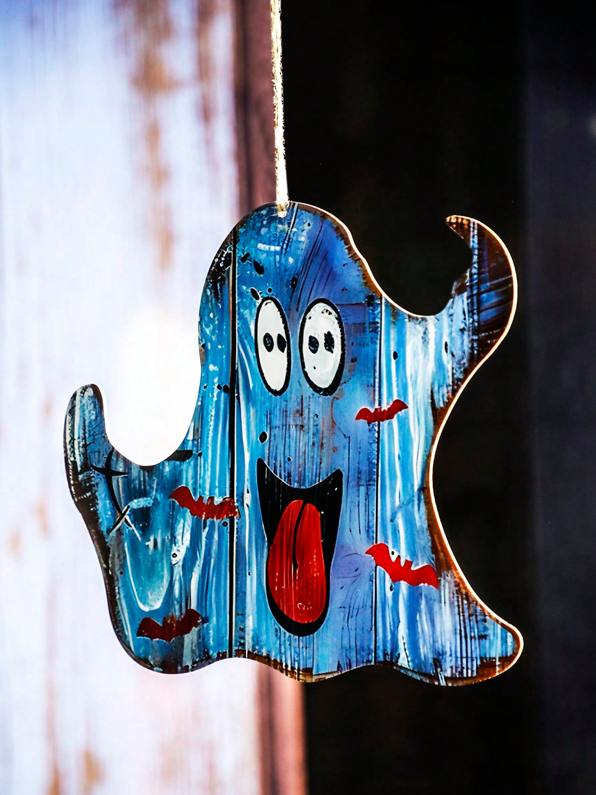 vintage ghost hanging sign - photo 8