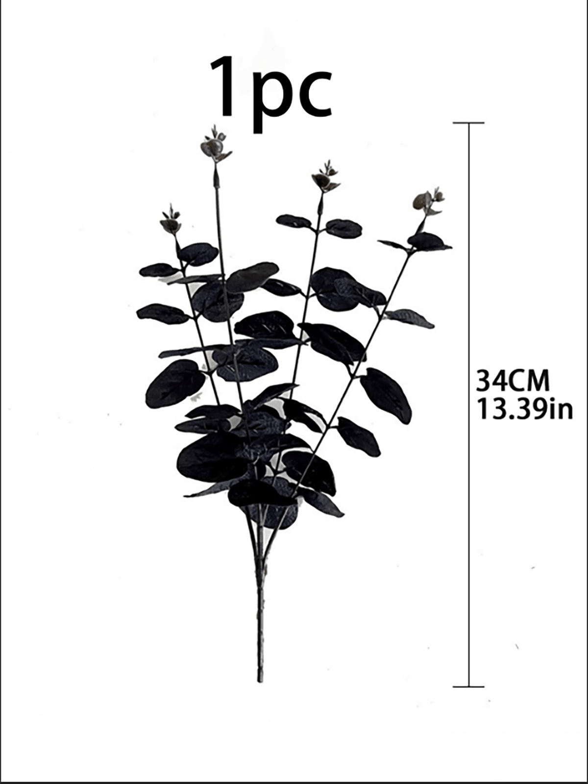 black eucalyptus artificial stems - photo 9