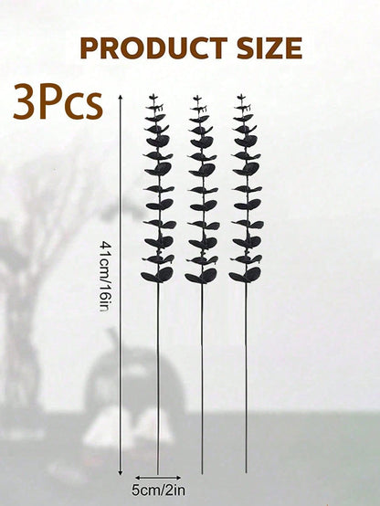black artificial flower stems - photo 8
