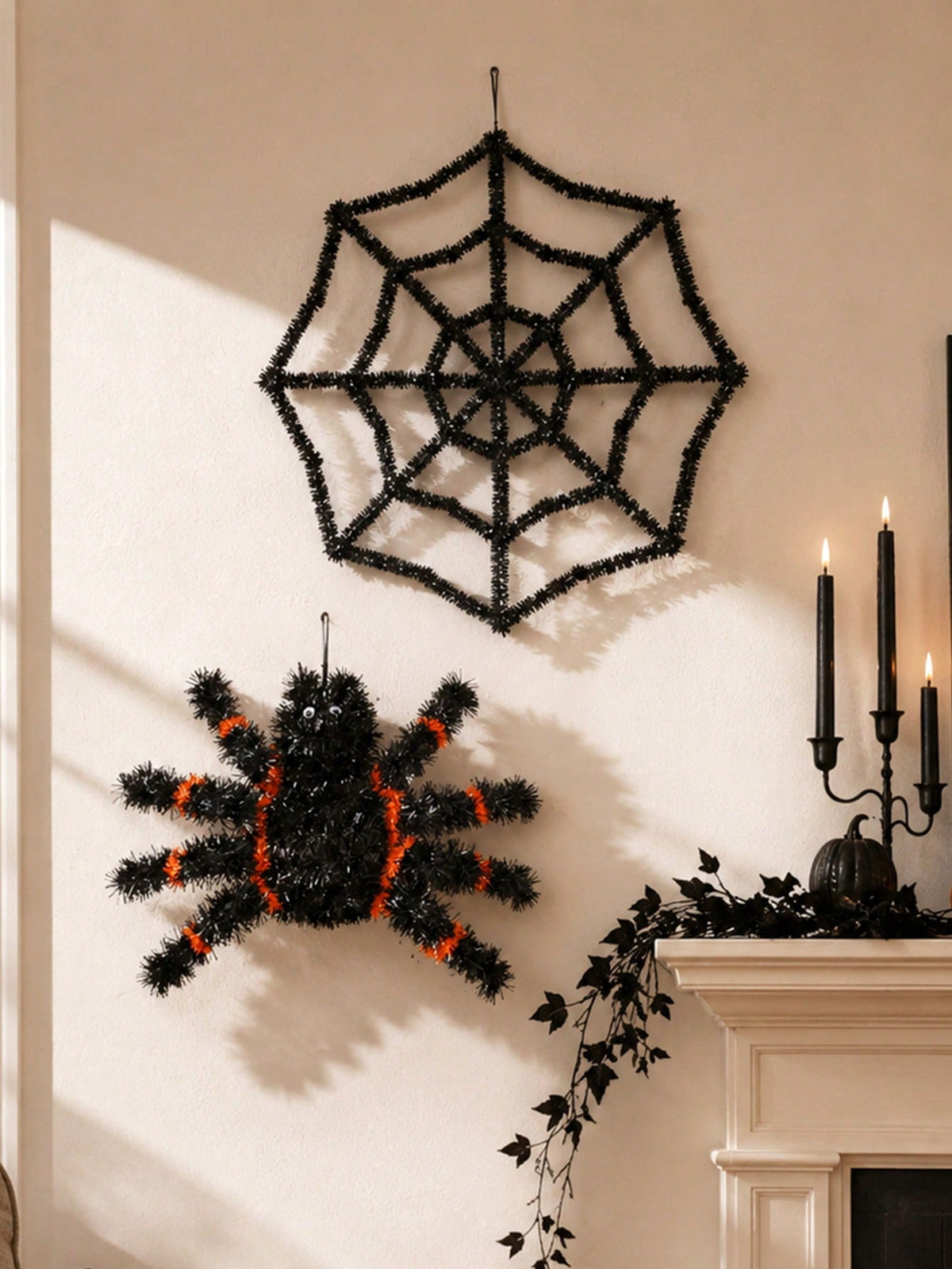 tinsel spider hanging decoration - photo 10