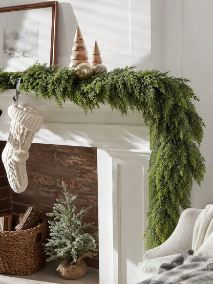 artificial cypress Christmas garland - photo 10