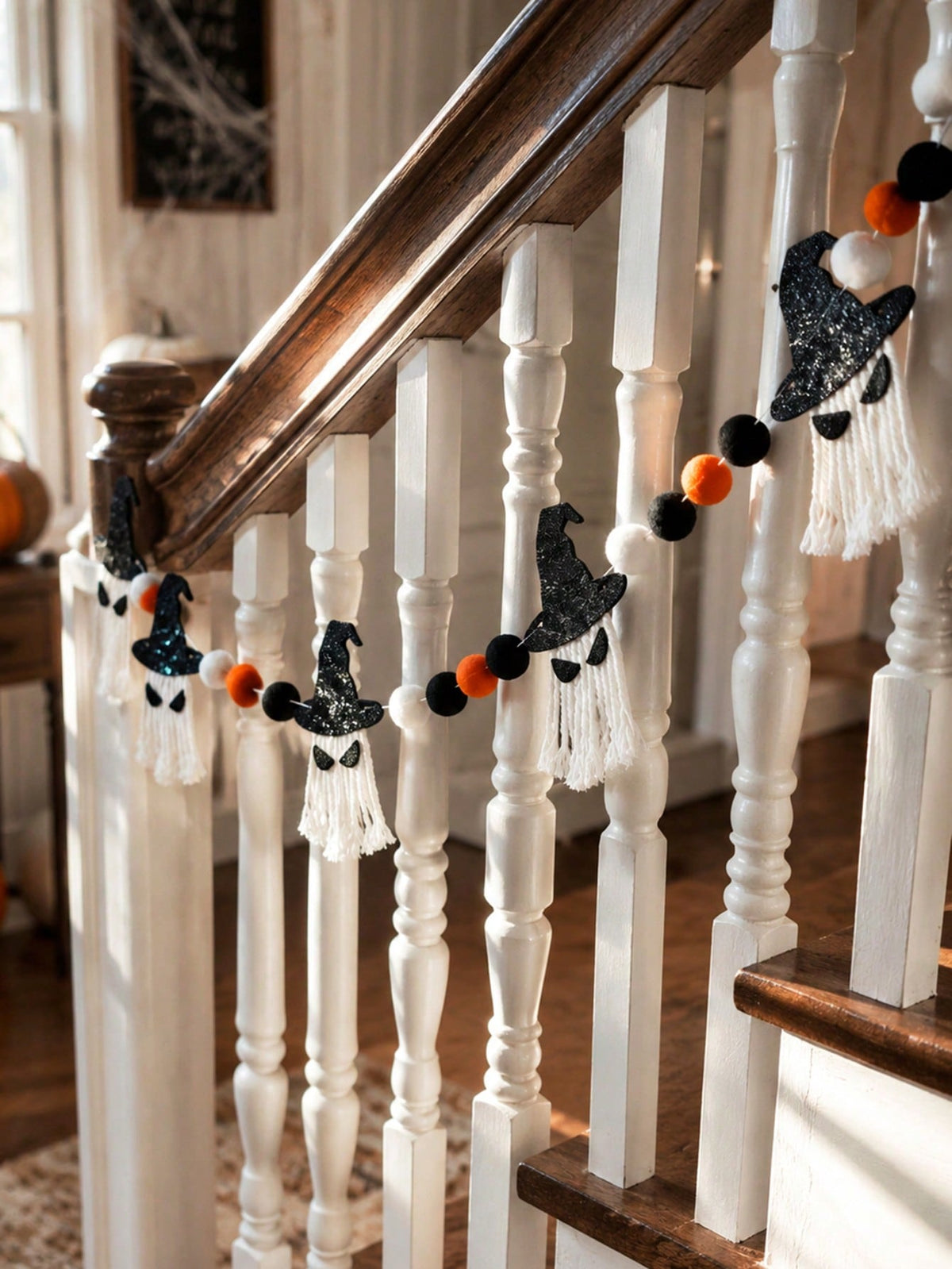 witch ghost Halloween banner - photo 9