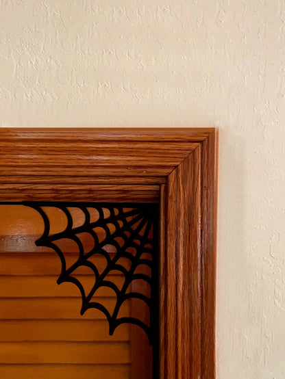 spider web door corner decor - photo 9