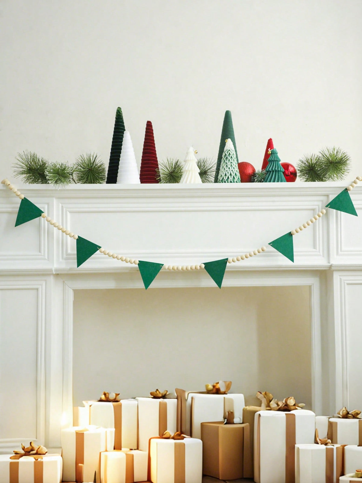 green felt pennant garland - photo 10