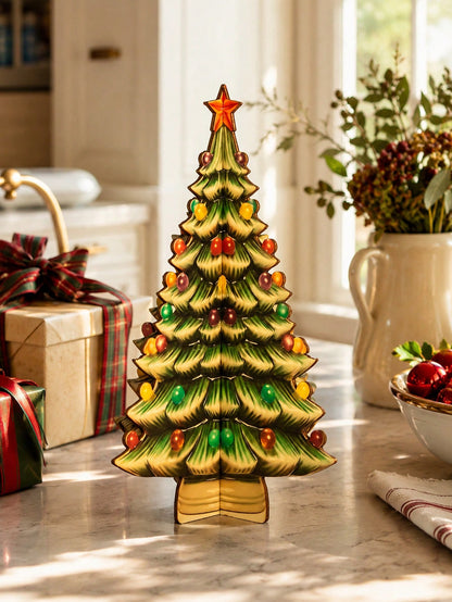 vintage ceramic look Christmas tree - photo 10