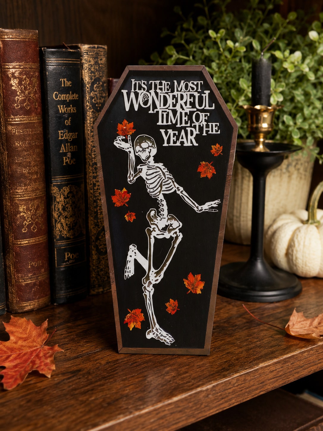 dancing skeleton coffin sign - photo 8