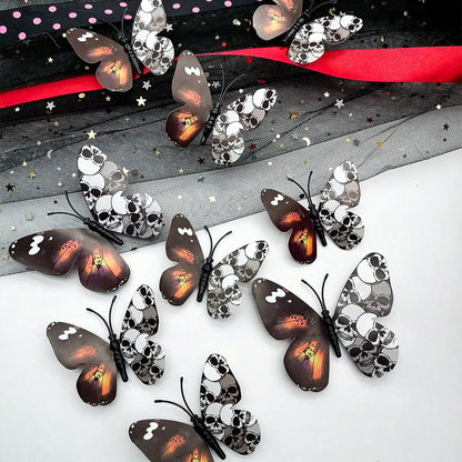 skull butterfly wall stickers - photo 8