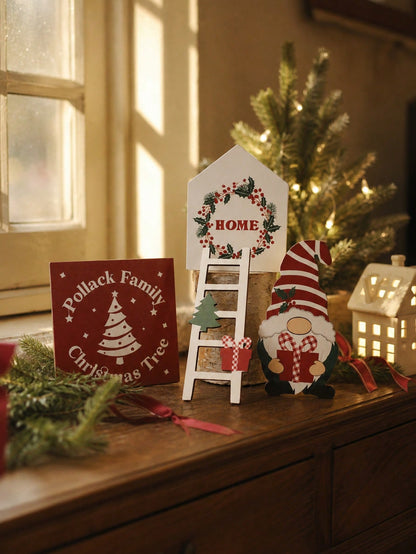 Christmas tiered tray signs - photo 9