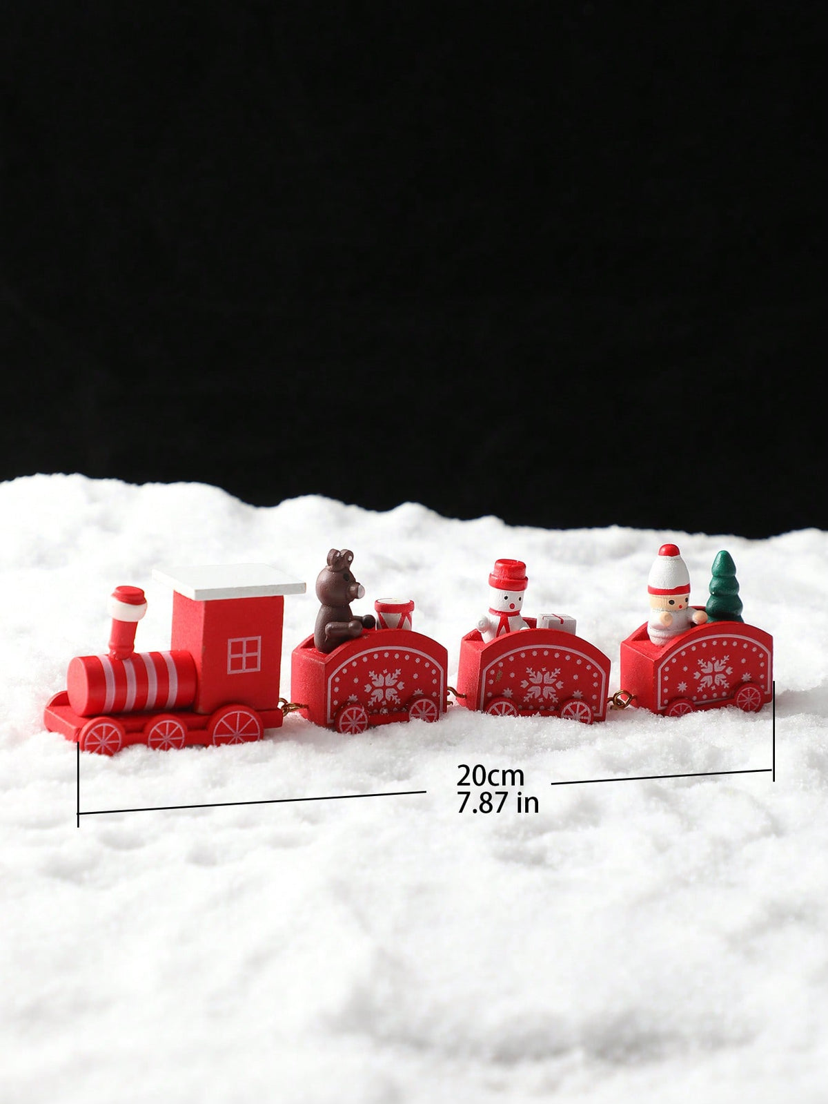 mini red Christmas train - photo 9