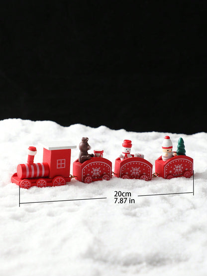 mini red Christmas train - photo 9