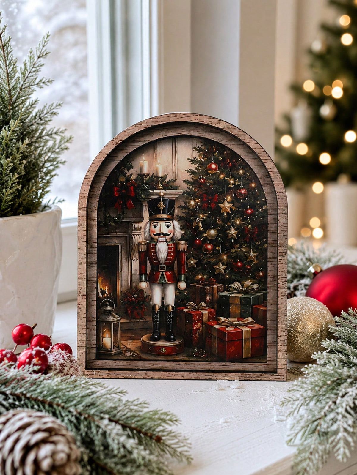 nutcracker Christmas arch tabletop sign - photo 10