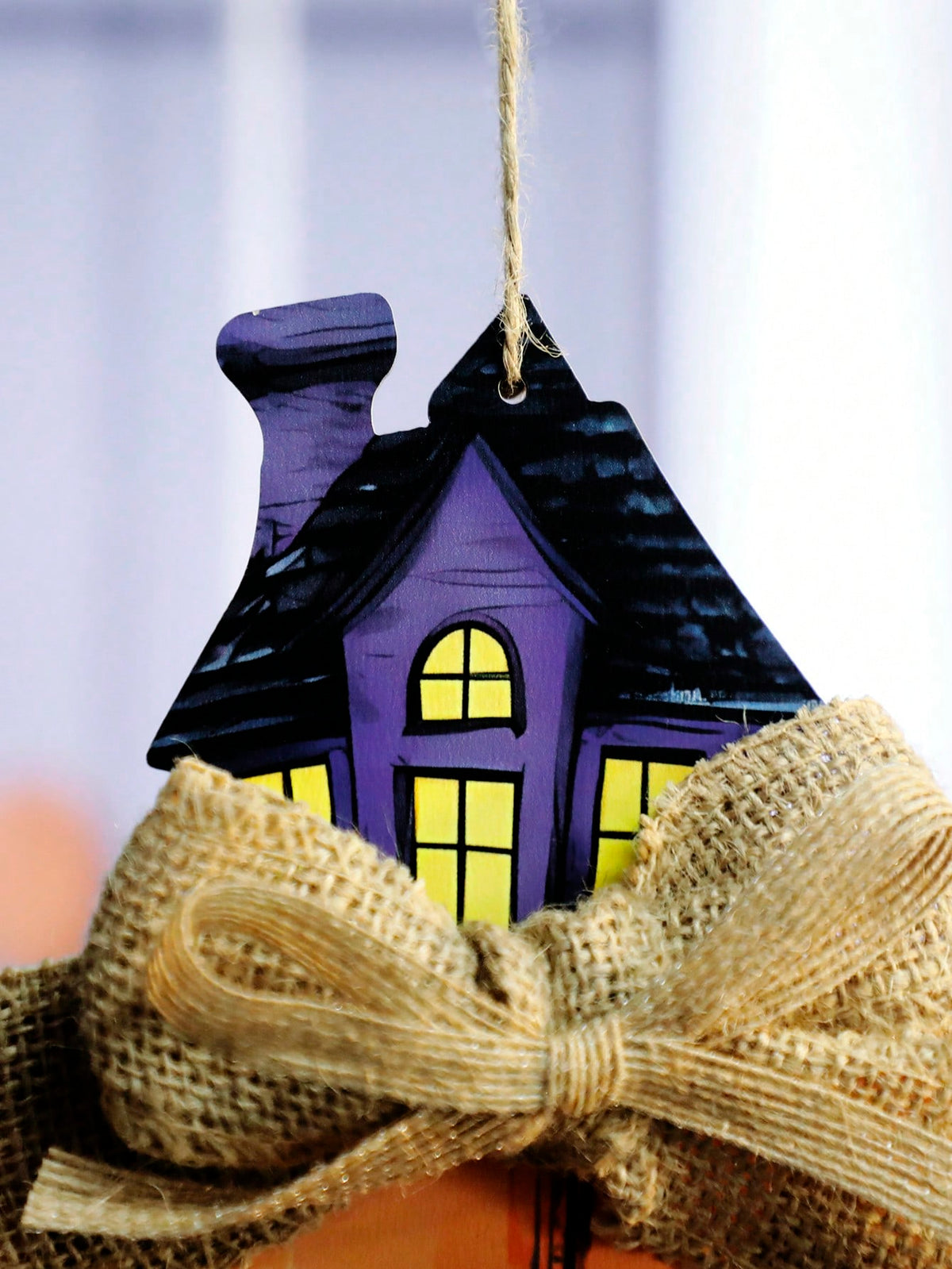 jack-o-lantern hanging sign - photo 9