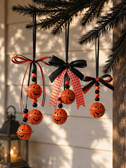 jack-o-lantern bell hanger - photo 8