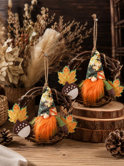 fall gnome mini wreath - photo 10