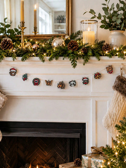 werewolf monster Christmas garland - photo 9