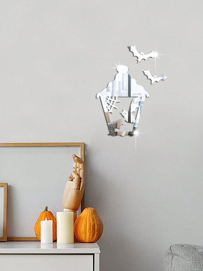reflective lantern bat wall sticker - photo 9