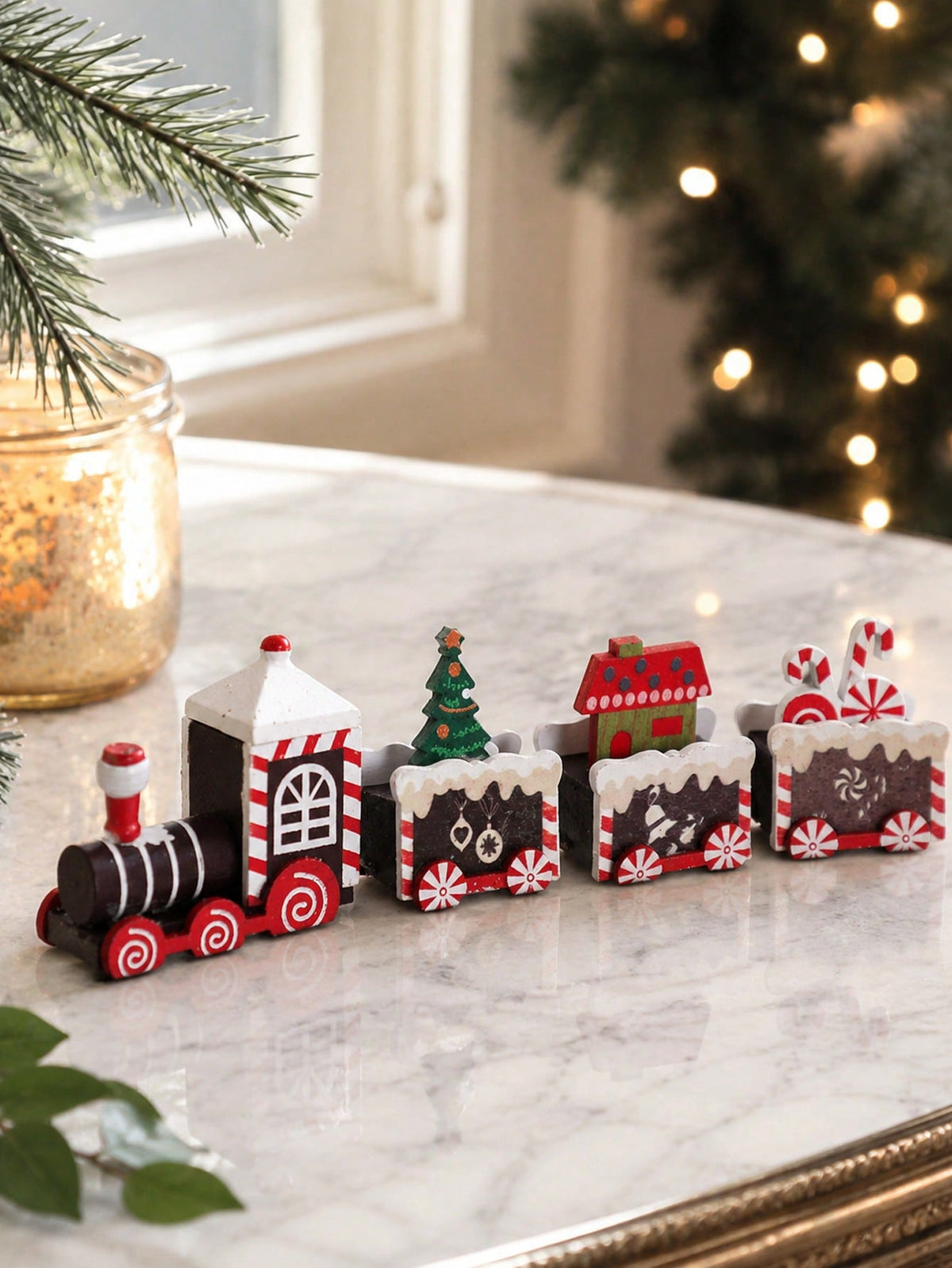 gingerbread Christmas train decor - photo 9