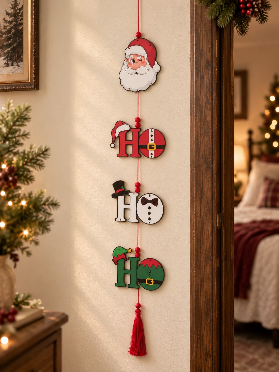 Santa ho ho ho hanging decor - photo 9