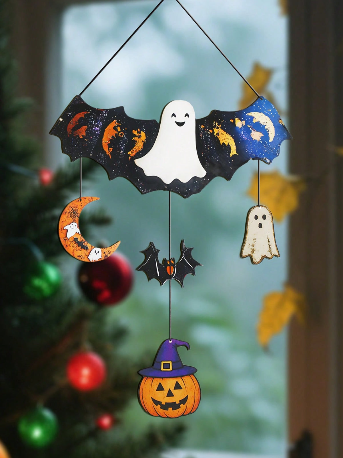 bat ghost pumpkin Halloween mobile - photo 9