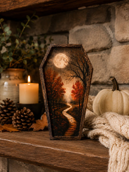 full moon coffin tabletop sign - photo 9