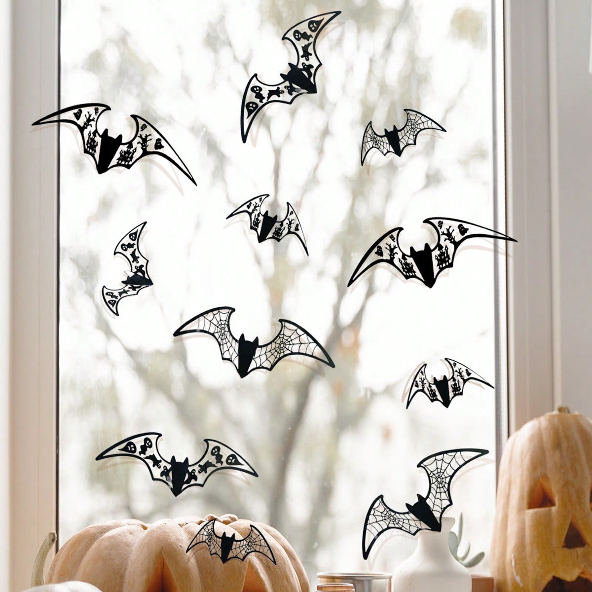 black bat wall stickers 14 pieces - photo 9