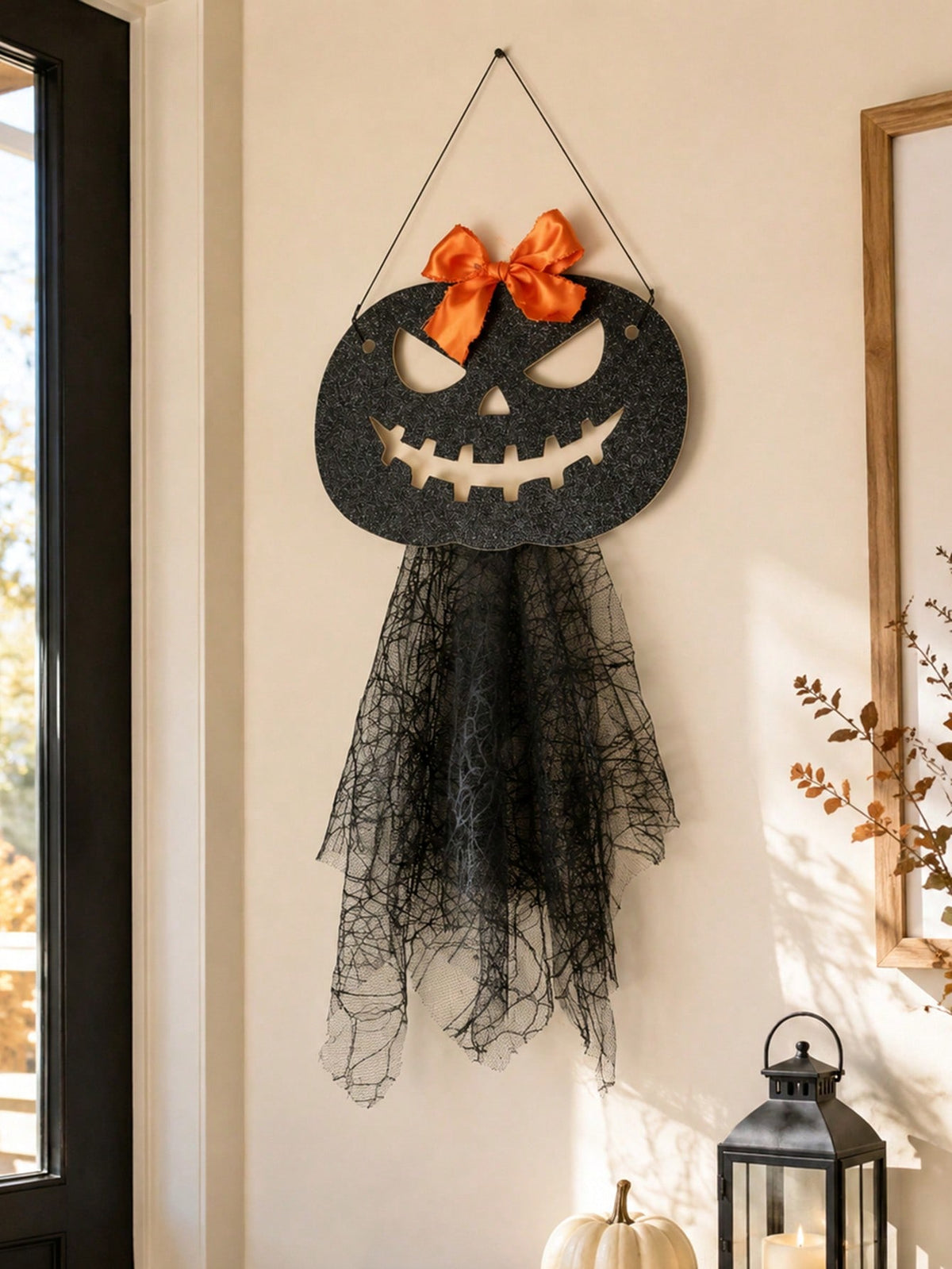 jack-o-lantern door hanger - photo 9