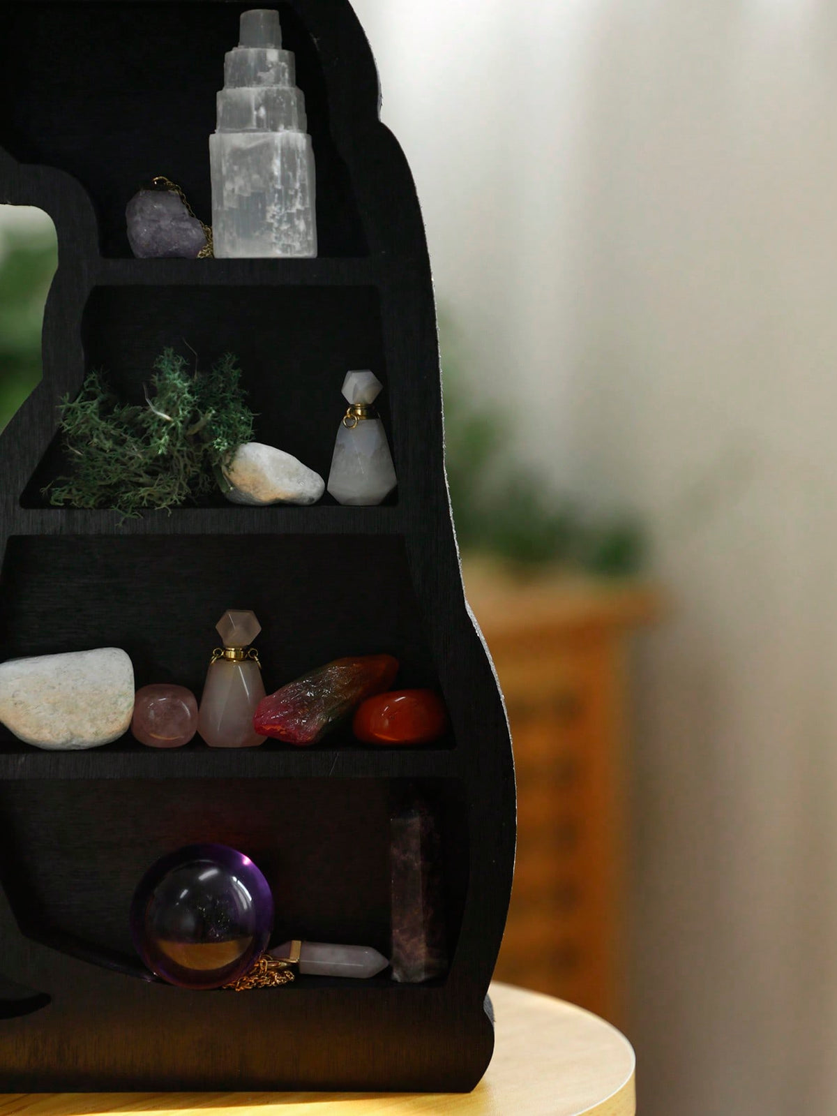 black cat tiered display shelf - photo 8