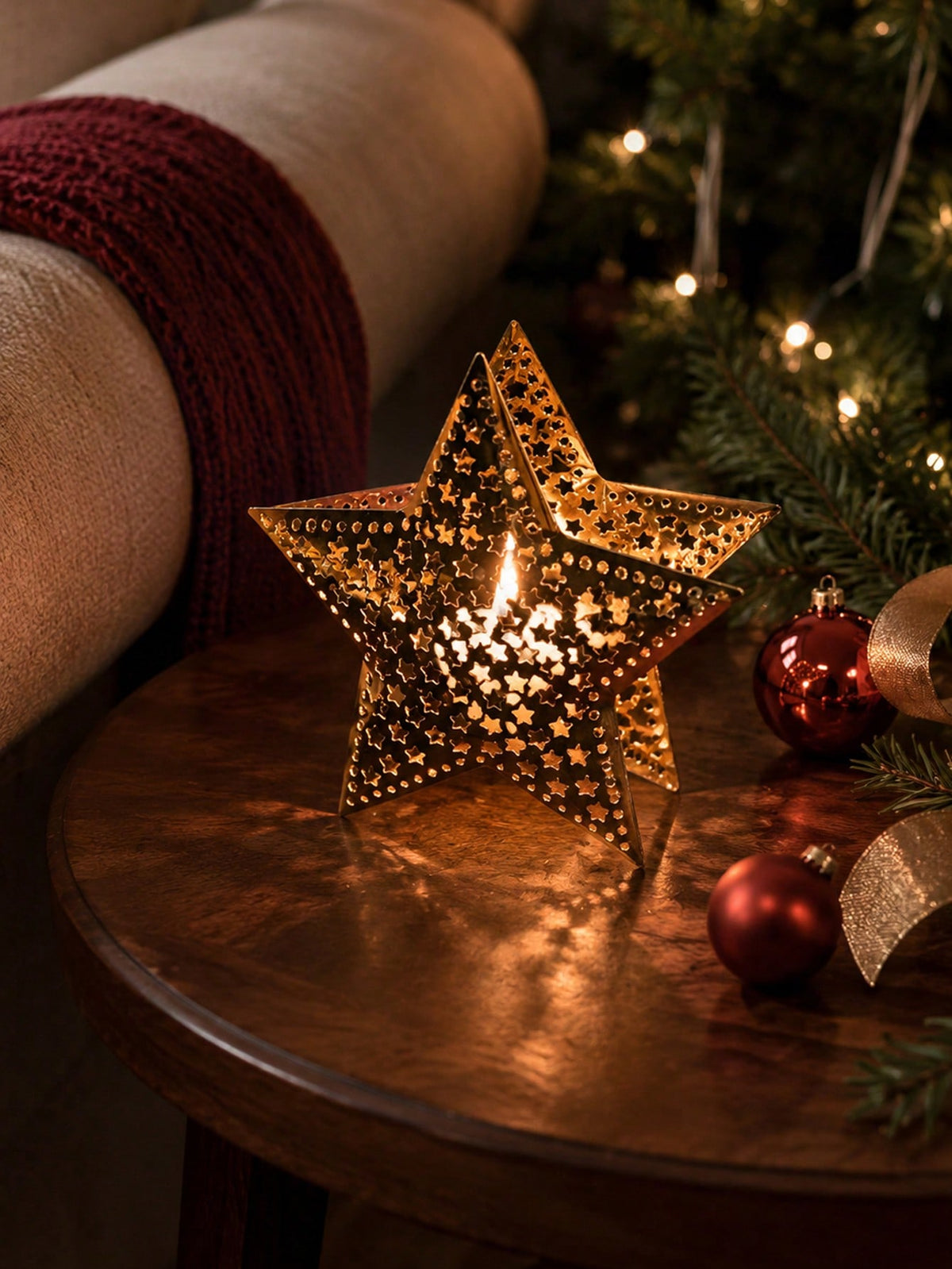Christmas tea light holder - photo 9