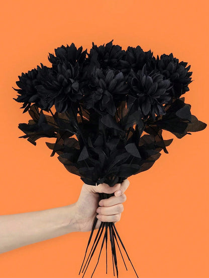 black dahlia artificial flower - photo 9