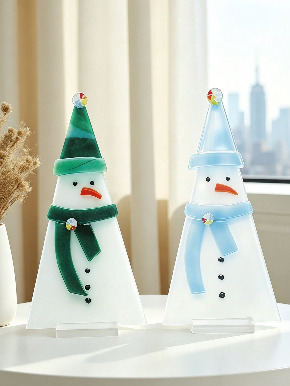 acrylic snowman tabletop decor - photo 9
