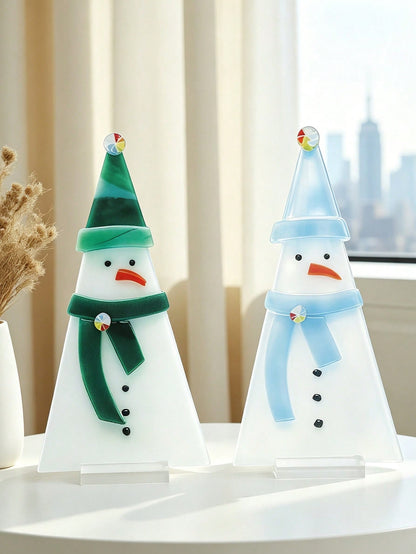 acrylic snowman tabletop decor - photo 9