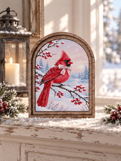winter cardinal arch tabletop sign - photo 10