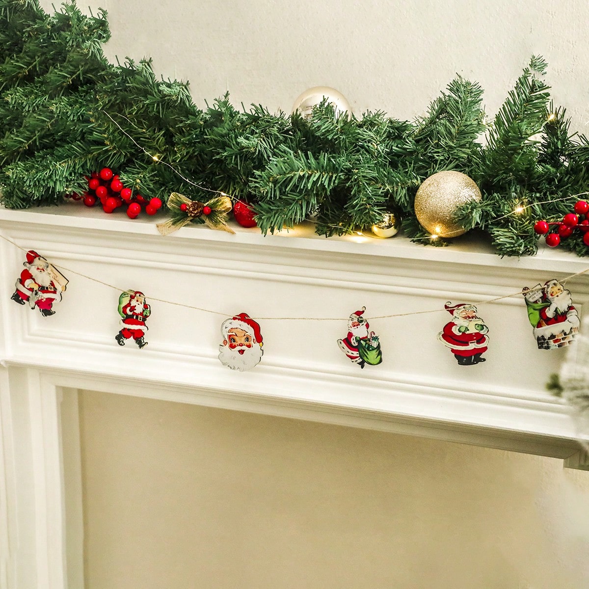 vintage Santa Claus garland - photo 9
