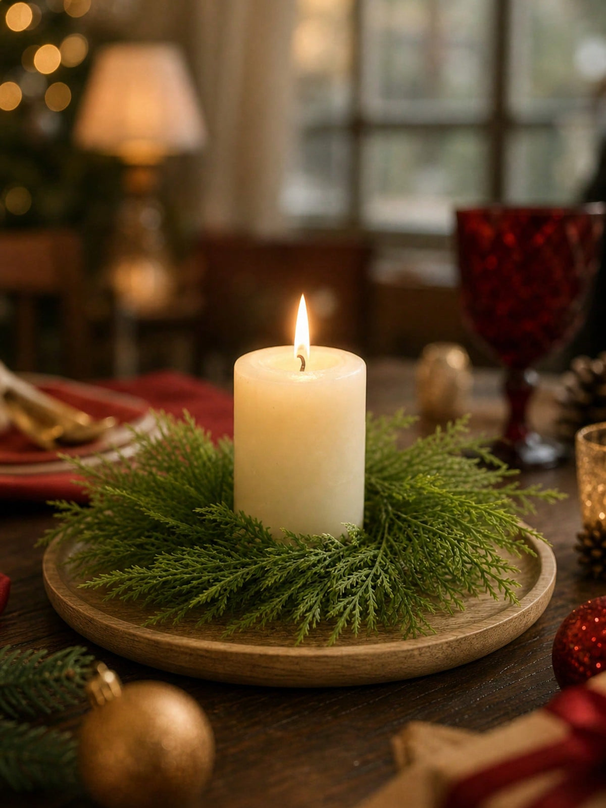 cedar candle ring - photo 9