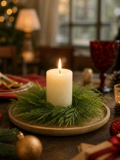 cedar candle ring - photo 9